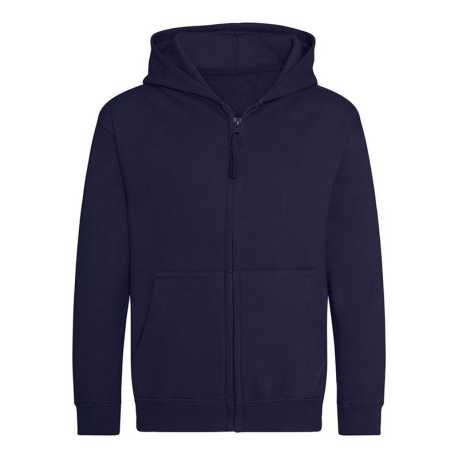 Dětská mikina (Just Hoods KIDS ZOODIE) > modrá (oxford navy) > 9/11