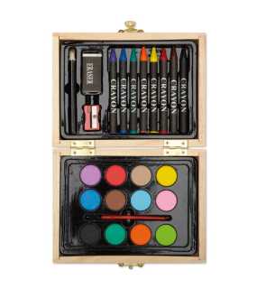 Malířský set> hnědá (dřevo)