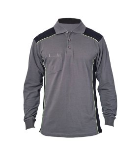 Pánská polokošile (BRUXELLES by JR) > šedá / čierna > L   