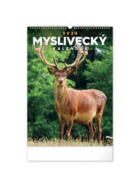 Nástěnný kalendář Myslivecký 2026, 33 x 46 cm