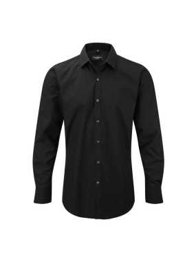 Pánská košile (RUSSELL MEN LS ULT STCH SHT)>černá>M