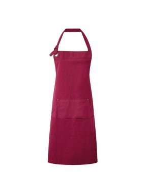 Zástěra (Premier 'CALIBRE' HEAVY COTTON CANVAS POCKET APRON) > bordó