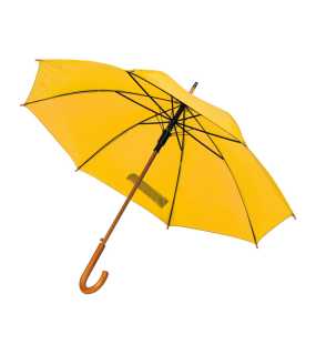 Deštník s dřevěnou rukojetí > žlutá