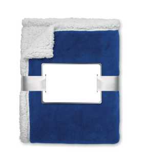 Fleecová deka > modrá (120X150 CM)