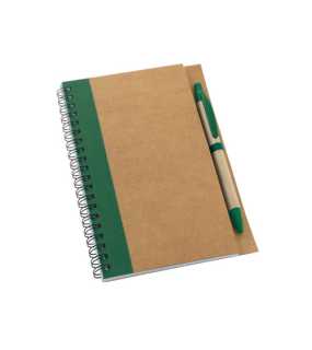 Poznámkový blok B6 s perem > zelená