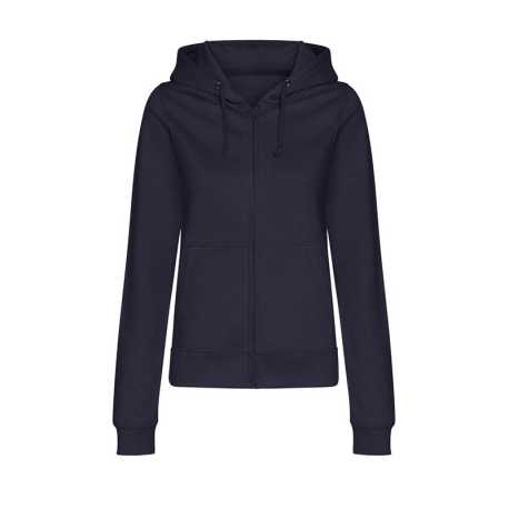 Dámská mikina (Just Hoods WOMEN'S COLLEGE ZOODIE) > modrá (new french navy) > 2XL