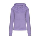 Dámská mikina (Just Hoods WOMEN'S COLLEGE ZOODIE) > fialová (digital lavender) > 2XL