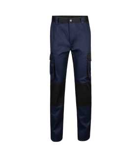 Pánské kalhoty (VELILLA TWO-TONE TROUSERS) > modrá (navy) / černá > 40