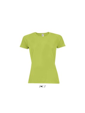 Dámské tričko(SOLS SPORTY WOMEN RAGLAN-SLEEVED T-SHIRT)>zelená (apple)>2XL