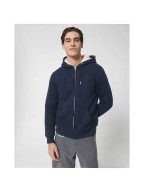 Unisex mikina (STANLEY/STELLA Hygger Sherpa) > modrá (french navy) > M