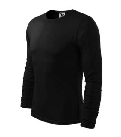 Pánské triko (MALFINI Fit-T Long Sleeve 160)> černá> L