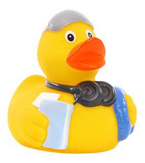 Kačenka do vany (MBW Squeaky duck frequent flyer) > vícebarevná