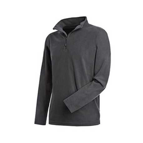 Pánská fleece mikina (Active Fleece Half Zip STEDMAN)>šedá (steel)>XL