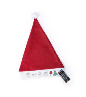 Vánoční barevná čepice > červená