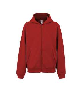 Dětská mikina (MUKUA KIDS ZIPPED HOOD SWEATSHIRT) > červená > 5/6