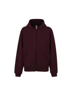 Dětská mikina (MUKUA KIDS ZIPPED HOOD SWEATSHIRT) > červená (wine) > 9/11