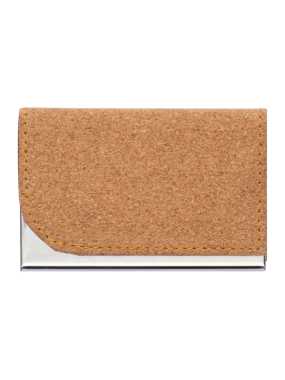 Kovový vizitkář s korkovým povrchem > béžová