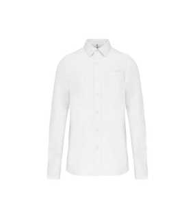 Pánská košile (KARIBAN MENS LONG SLEEVE SHIRT) > bílá > L