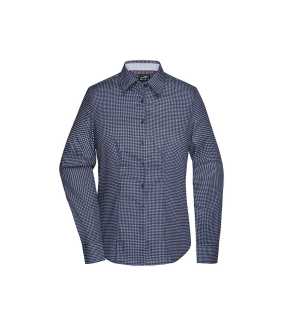 Dámská košile (JN Ladies Shirt Dots)>modrá (navy) / bílá>S