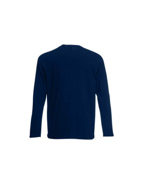 Pánské tričko (FRUIT OF THE LOOM Valueweight Long Sleeve T)>modrá (deep navy)>L