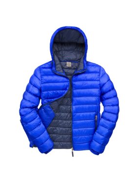 Pánská bunda (RESULT Mens Snow Bird Hooded Jacket)>modrá (royal) / modrá (navy)>L