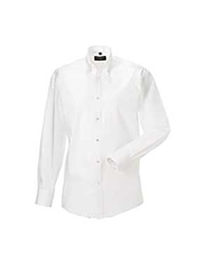 Pánská košile (Long Sleeve Ultimate Non-Iron RUSSELL)>bílá>M