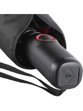 Skládací deštník (FARE Oversize mini deštník -AOC Colorline) > černá/červená