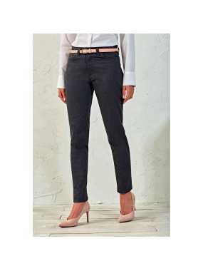 Dámské kalhoty (Premier LADIES' PERFORMANCE CHINO JEAN) > černá > S