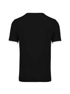 Pánské triko (PROACT "ADULT SHORT SLEEVE JERSEY")>černá / bílá>2XL