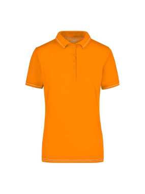 Dámská polokošile (JN Ladies' Elastic Polo)>oranžová / bílá>2XL