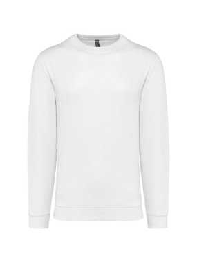 Unisex mikina (KARIBAN CREW NECK SWEATSHIRT)>bílá>L