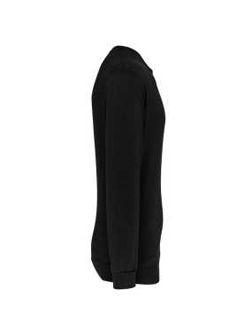 Unisex mikina (KARIBAN CREW NECK SWEATSHIRT)>černá>XL