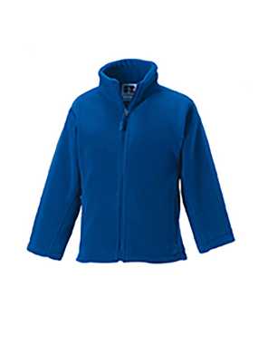 Dětská fleece bunda (Full Zip Outdoor Fleece RUSSELL)>modrá (bright royal)>5/6