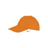5 panelová kšiltovka (Sols BUZZ FIVE PANEL CAP)>oranžová