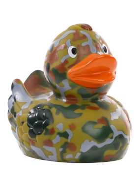 Kačenka do vany (MBW Squeaky duck camouflage) > vícebarevná