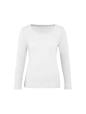 Dámské triko(B&C Inspire LSL T /W)>bílá>S
