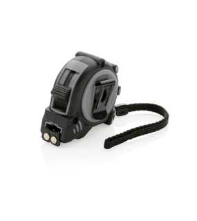 Svinovací metr Grip 3m/16mm z RCS recykl. plastu > šedá / černá