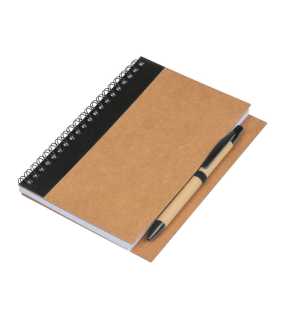 Spirálový zápisník Ravenna, A5 > černá