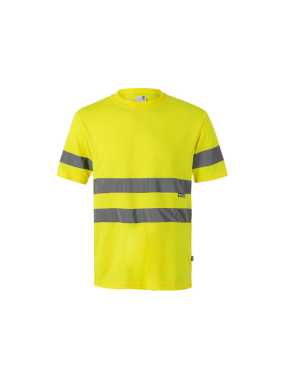 Pánské tričko (VELILLA HV Technical T-shirt) > žlutá (hi-vis) > 5XL