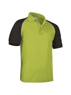 Unisex polokošile (VENUR) > zelená (pistachio) / černá / bílá > L
