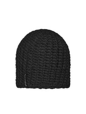 Zimní čepice (MB Casual outsized crocheted Cap)>černá