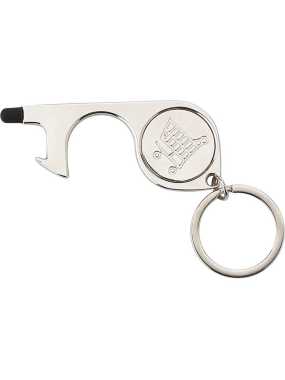 Kovový otvírák dveří > stříbrná