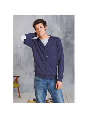 Pánský svetr (KARIBAN MEN'S CARDIGAN)>modrá (navy)>M