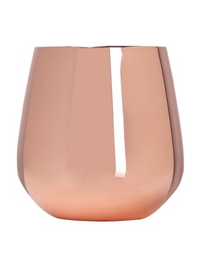 Nerezová sklenice s měděným povrchem, 500 ml > zlatá