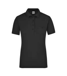 Dámská pracovní polokošile(JN Ladies Workwear Polo Pocket)>černá>S