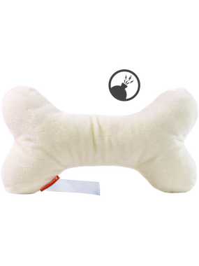Hračka pro psa (MBW Dog toy bone) > béžová (cream)
