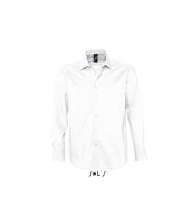 Pánská košile(SOLS BRIGHTON MENS LONG SLEEVE STRETCH SHIRT)>bílá>L