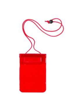 Voděodolný obal na mobil> červená