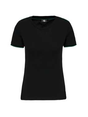 Dámské triko > černá/zelená (kelly) > L