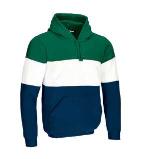 Pánská mikina (VARSITY) > zelená (kelly) / bílá / modrá (orion navy) > L